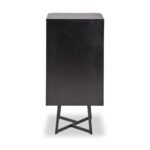 Ukiah Black Ash 5 Drawer Tallboy - Image 9