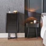 Ukiah Black Ash 5 Drawer Tallboy - Image 4