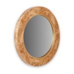 Newborough Burr Wood Effect Wall Mirror