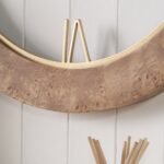 Newborough Burr Wood Effect Wall Clock - Image 4