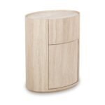 Tivoli Travertine Effect 1 Drawer Bedside Table