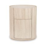 Tivoli Travertine Effect 1 Drawer Bedside Table - Image 3