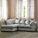Tamara Crushed Velvet Chaise Sofa - Image 2