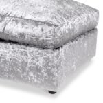 Tamara Crushed Velvet Footstool - Image 3