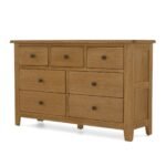 Broadway Oak 3 Over 4 Drawer Chest - Image 4
