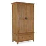 Broadway Oak Double Wardrobe