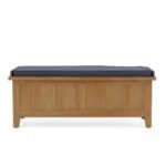 Broadway Oak Storage Bench - Image 3