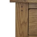 Broadway Oak Console Table with Baskets - Image 5