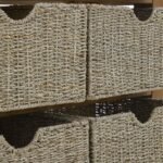 Broadway Oak Console Table with Baskets - Image 7