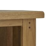 Broadway Oak Corner TV Unit with Drawer - Image 5