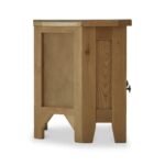 Broadway Oak Corner TV Unit with Drawer - Image 12