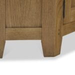Broadway Oak Corner TV Unit with Door - Image 13