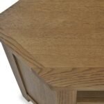 Broadway Oak Corner TV Unit with Door - Image 11