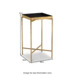 Monette Gold Side Table - Image 2