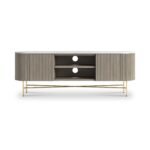 Amelie Grey Fluted Wide TV Unit - Image 2