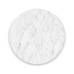 Amelie Grey 120cm Fluted Round Dining Table - Image 4