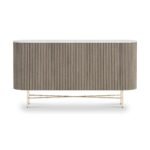 Amelie Grey Fluted Large Sideboard - Image 3