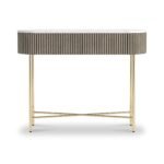 Amelie Grey Fluted Console Table - Image 3