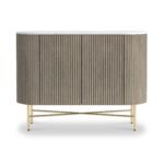 Amelie Grey Fluted Small Sideboard - Image 3