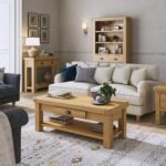 Portland Oak 1 Drawer Coffee Table - Image 2