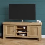 Portland Oak 140cm Wide TV Unit - Image 2