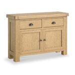 Portland Oak Small Sideboard - Image 3