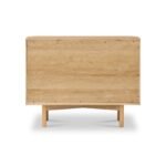 Shorwell Oak Slatted Small Sideboard - Image 6