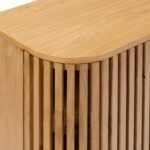 Shorwell Oak Slatted Small Sideboard - Image 13