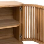 Shorwell Oak Slatted Small Sideboard - Image 8