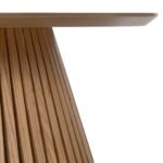 Shorwell Oak Slatted Round Coffee Table - Image 4
