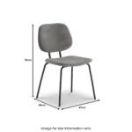 Keswick Velvet Dining Chair - Image 5