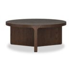 Mylor Oak Round Coffee Table - Image 3
