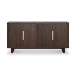 Mylor Oak Large 4 Door Sideboard - Image 3