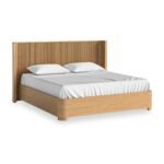 Shorwell Oak Slatted Bed Frame - Image 3