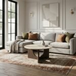 Mylor Travertine Top Coffee Table - Image 2