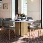 Nyssa Marble Top Round Dining Table - Image 2