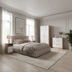 Blakely White & Light 4 Piece Bedroom Set