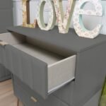 Harlow 4 Drawer Chest with Gold Hairpin Legs - Image 4