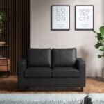 Cullen Faux Leather 2 Seater Sofa - Image 2
