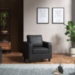 Cullen Faux Leather Armchair - Image 2