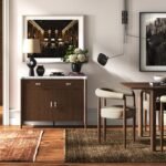 Hawthorne Dark Oak & Marble Small Sideboard - Image 2
