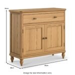 Alderley Oak Small Sideboard - Image 5