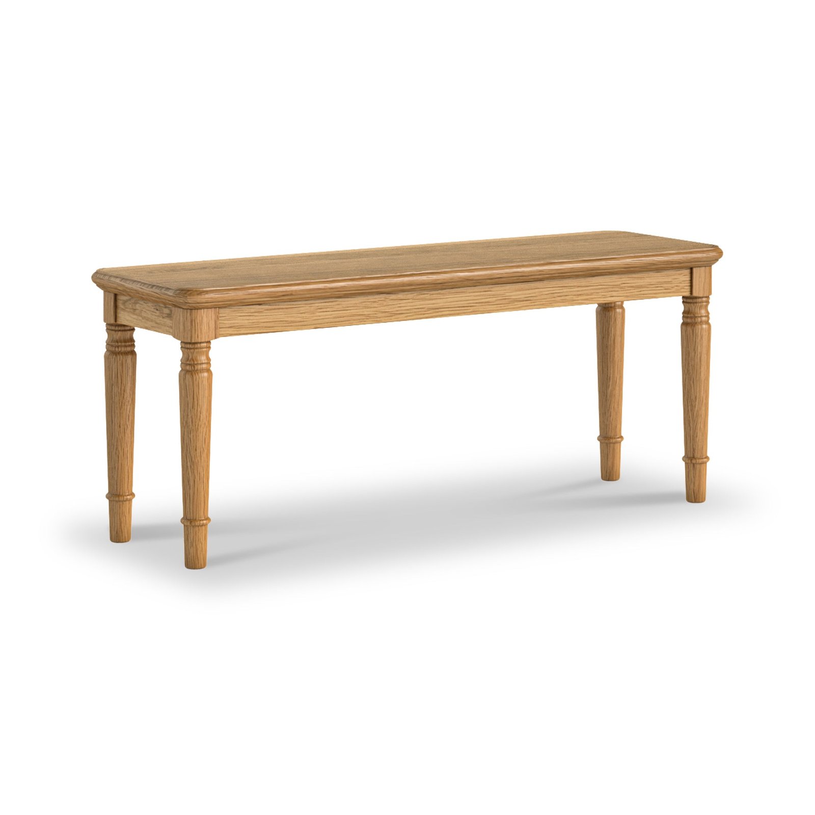 RFCX10273-Alderley-Oak-110cm-Dining-Bench-Angle1 Alderley Oak 110cm Dining Bench - Image 1