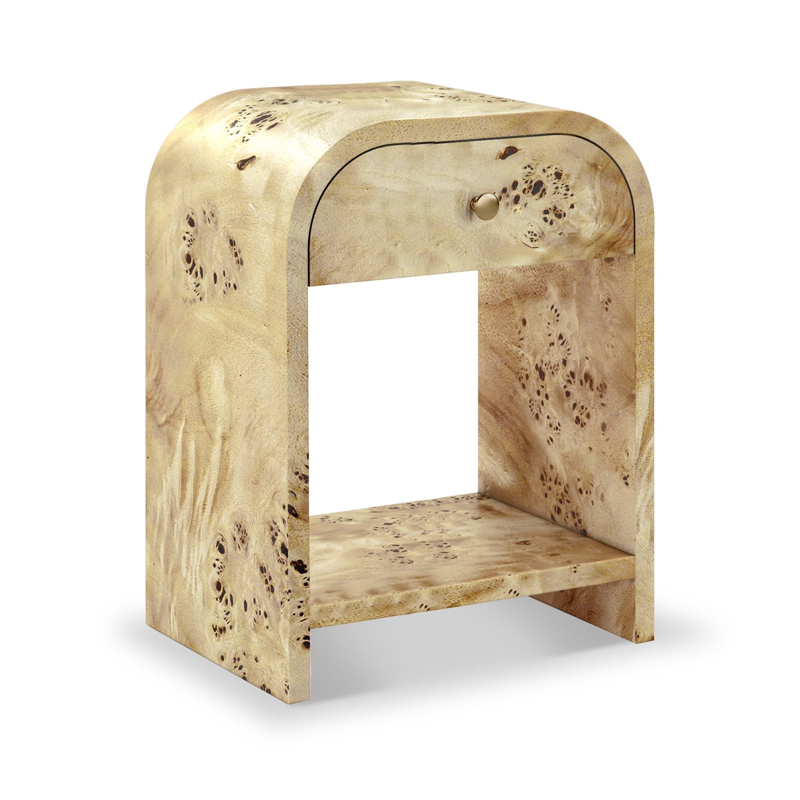 RFCX10322-Calder-Burl-Bedside-Table-Light-Angle1 Calder Light Burl Bedside Table - Image 1