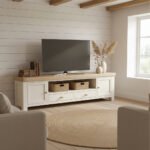 Belmont 210cm Wide TV Unit - Image 2
