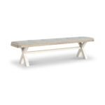 Belmont Cross Leg Dining Bench - Image 3