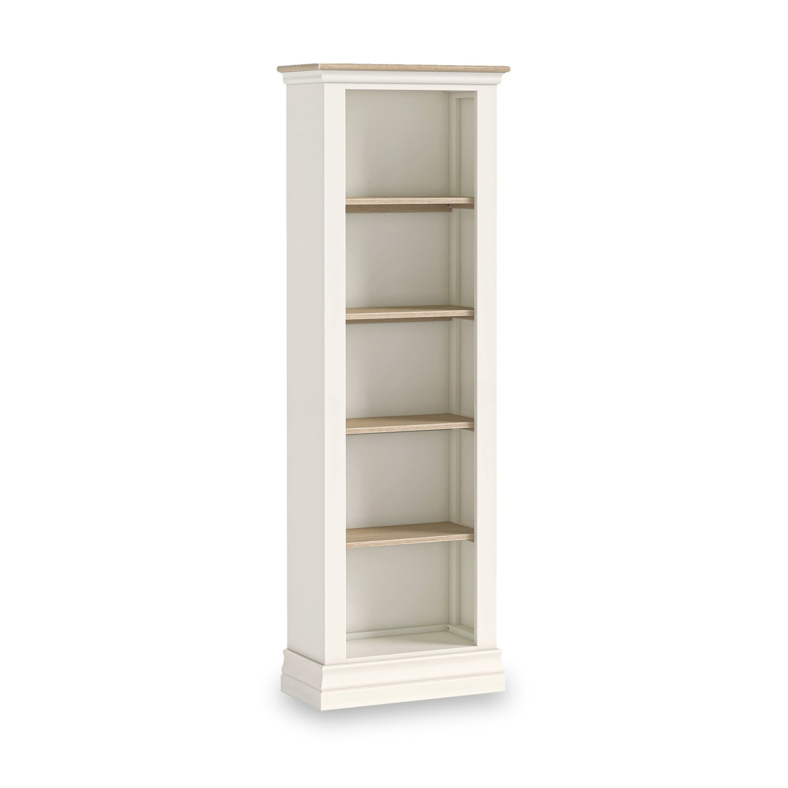 RFCX10503-Linden-Slim-Bookcase-Angle1 Linden Slim Bookcase - Image 1
