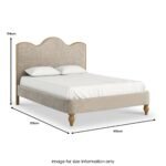 Alderley Oak Upholstered Bed Frame - Image 15