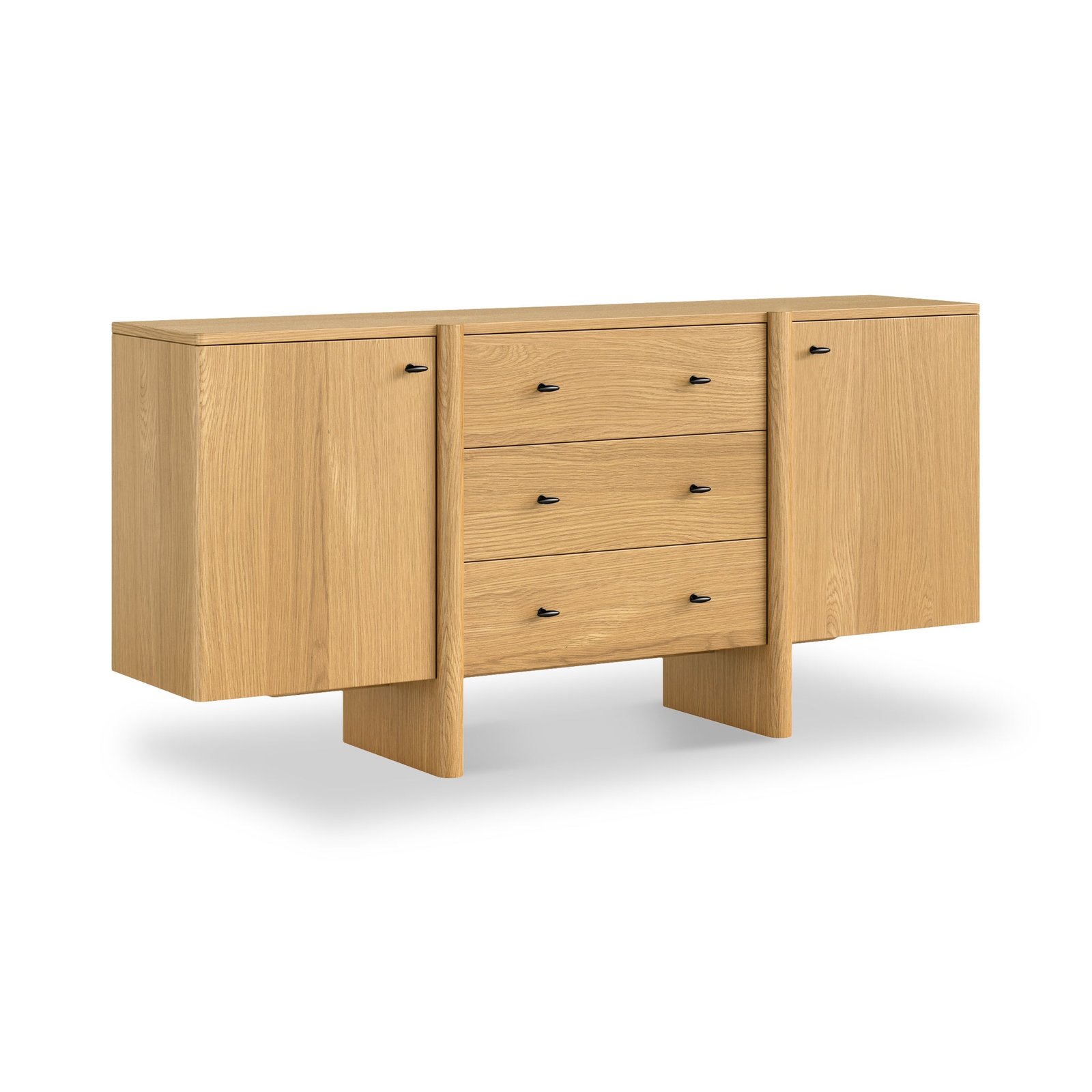 RFCX10660-Arden-Oak-Large-Sideboard-Angle1 Arden Oak Large Sideboard - Image 1