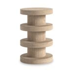 Mylor Washed Oak Bobbin Side Table